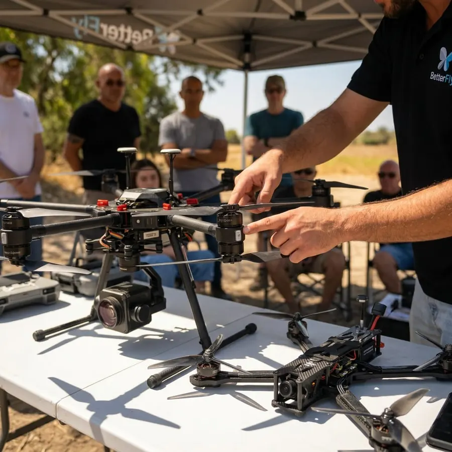 מדריך BetterFly מציג רחפני צילום וקולנוע לתלמידים